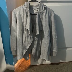 Sugerfly gray open jacket size Medium NWT